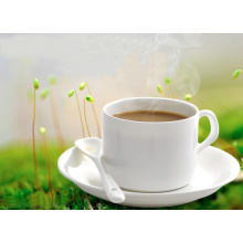 KCP-2267A Hot sale white bone china coffee cup and saucer for promotion